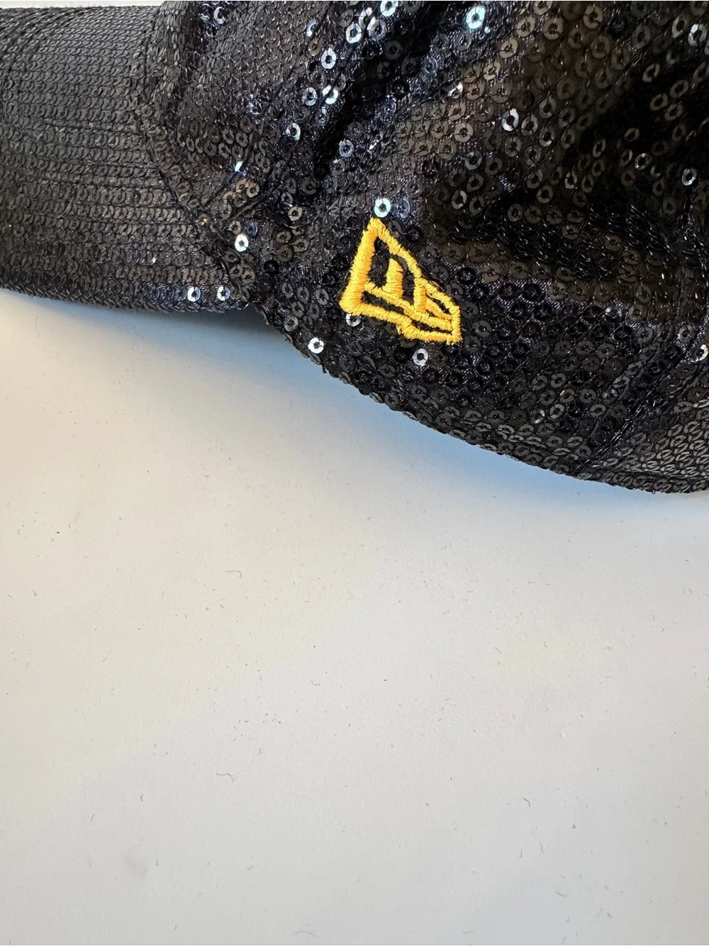 PINK Victoria's Secret Pittsburgh Steelers Black Sequin Baseball Hat